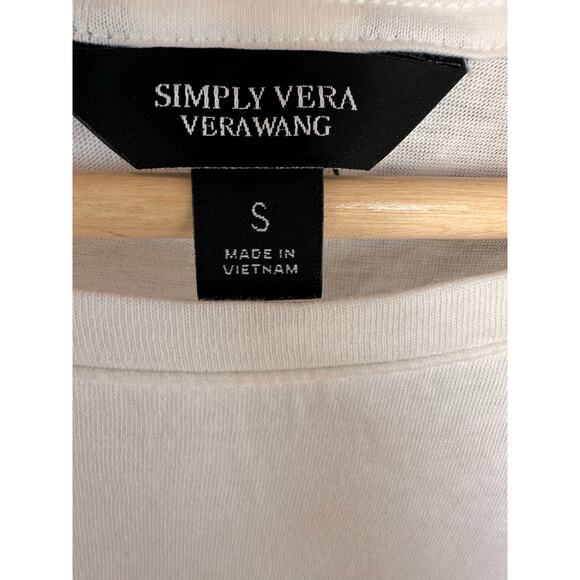 VERA WANG Women's White Flowy Blouse - Picture 4 of 6